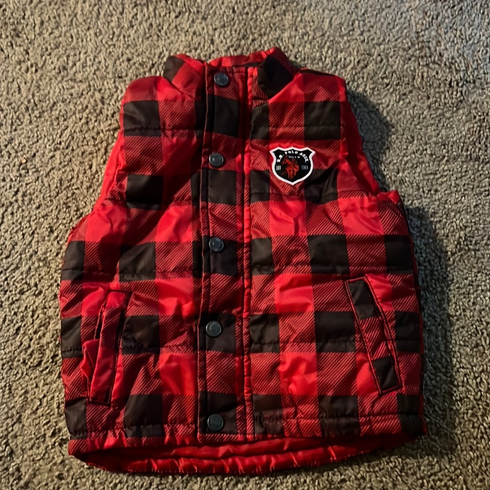 Buffalo Plaid Polo Vest